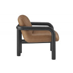 Modern Faux Leather Accent Chair for Living Room.