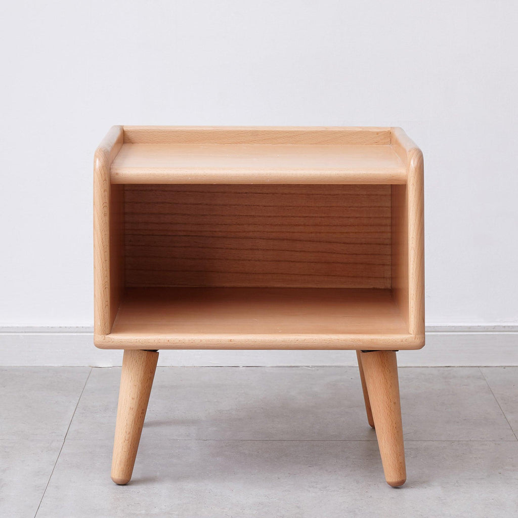 Solid Wood Bedside Cabinet Nordic Storage.