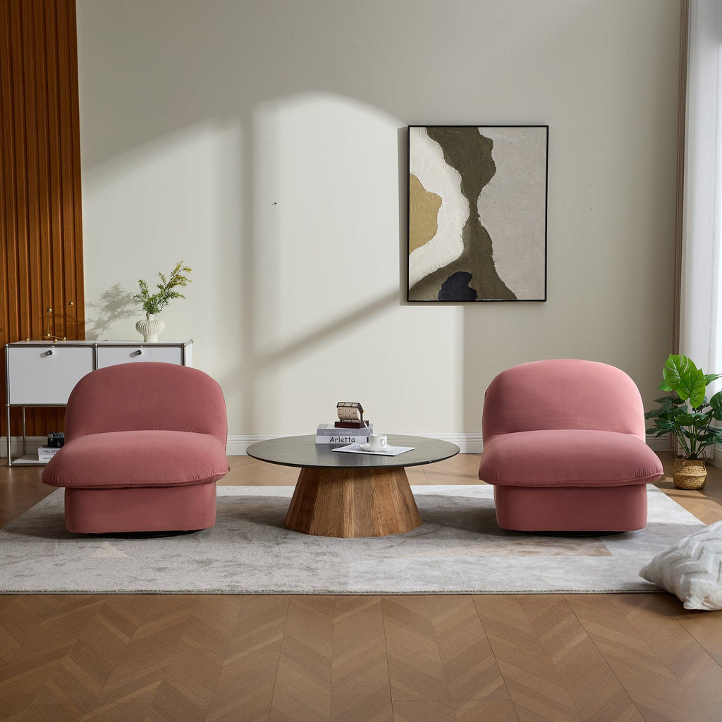 Coral Swivel Accent Chair for Living Room and Office.