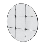 D36" Traditional Decor Style Round Antique Glass Wall Mirror,  Wall Decor for for Bathroom Entryway Console Lean Against Wall