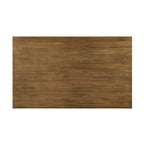 7pc Dining Set with Storage - 2-Tone Black Brown Finish.