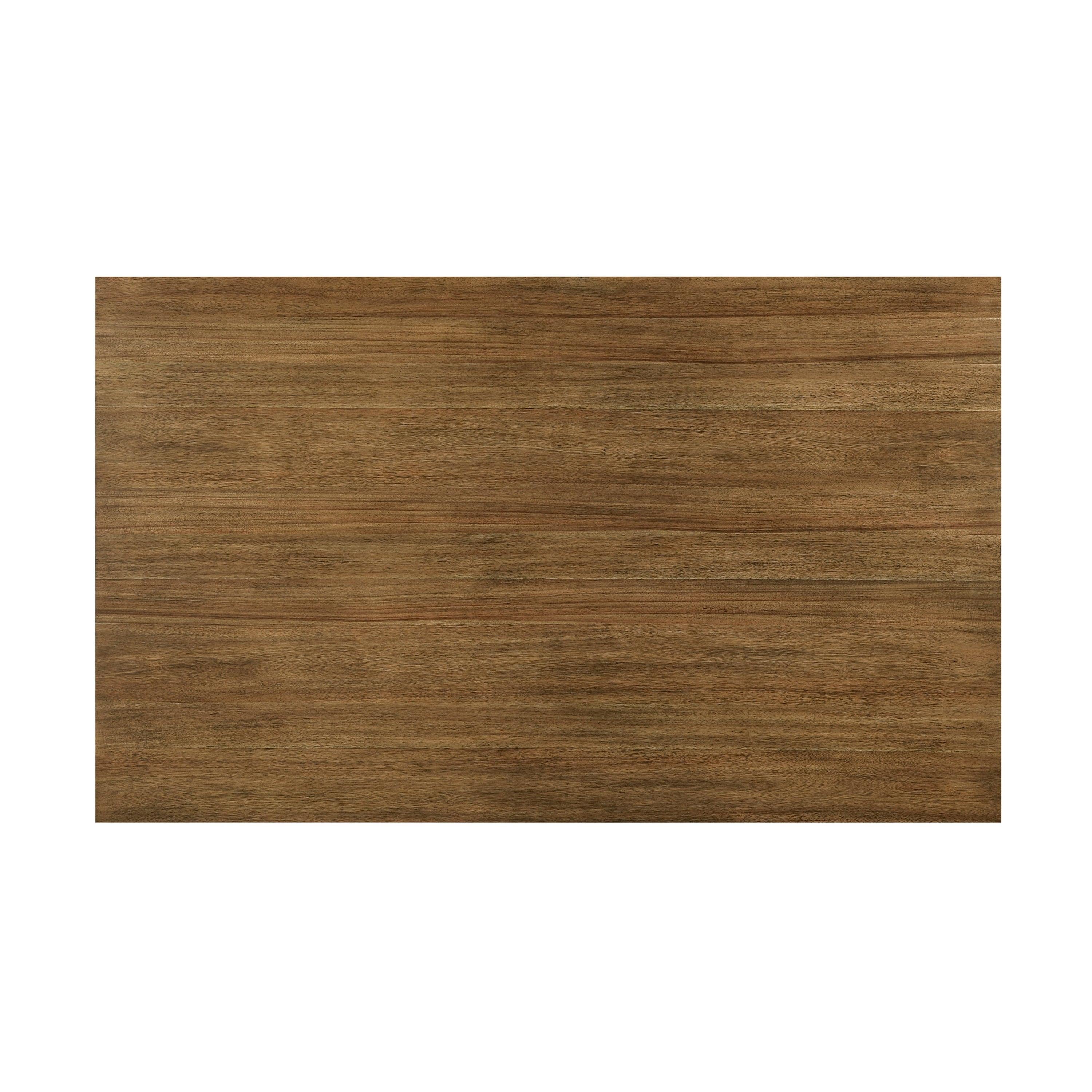 7pc Dining Set with Storage - 2-Tone Black Brown Finish.