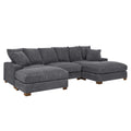 Wynisha 122'' Corduroy Sofa for Modern Living Rooms.