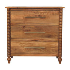 Artisan Furniture Solid Wood Spindle Chest - Classic Storage.