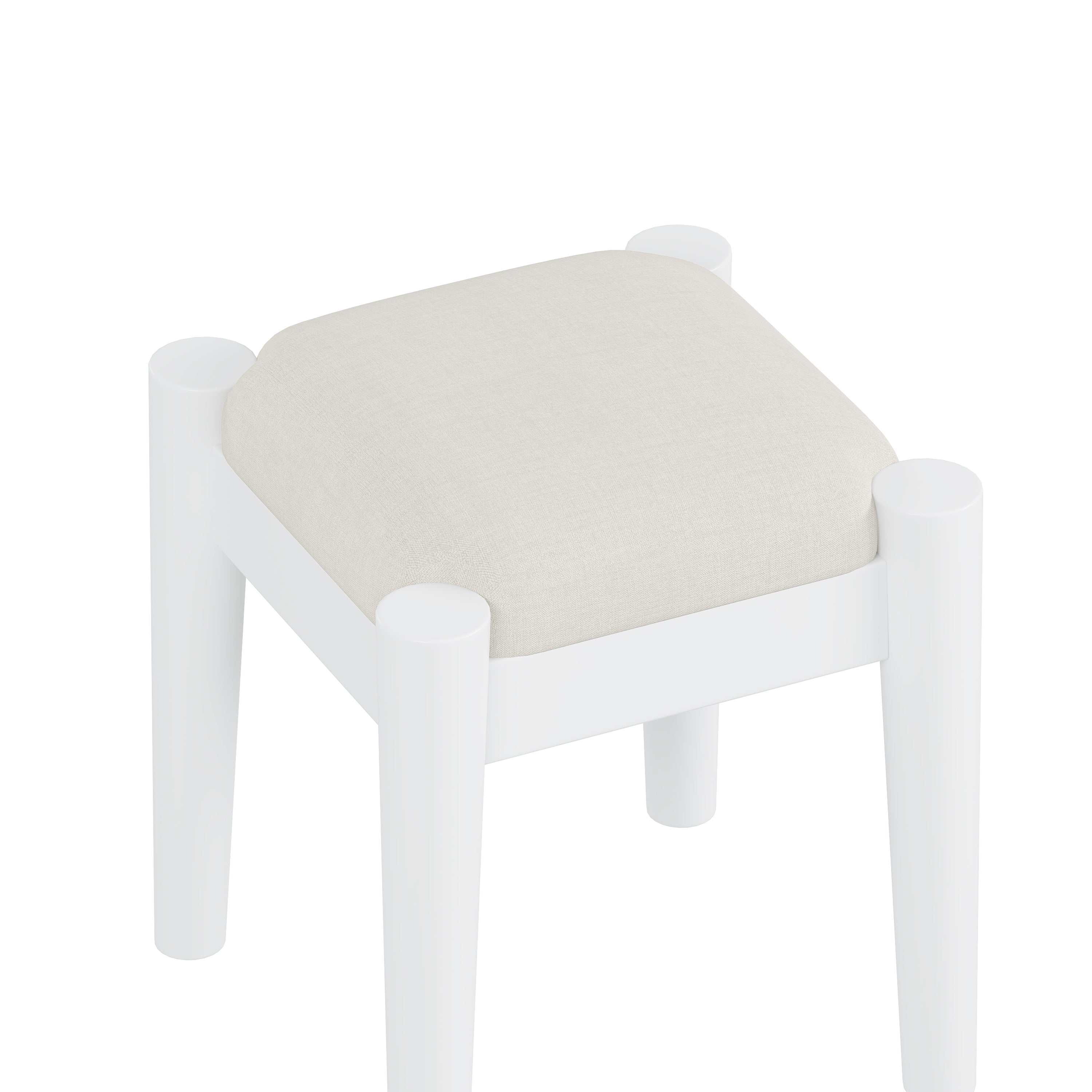 39' Retro Bohemian Style Wooden Makeup Vanity Set with Charging Plug&USB Port and Stool, Dressing Table with 3 Storage Drawers and 1 Rectangular Rattan Drawer, White