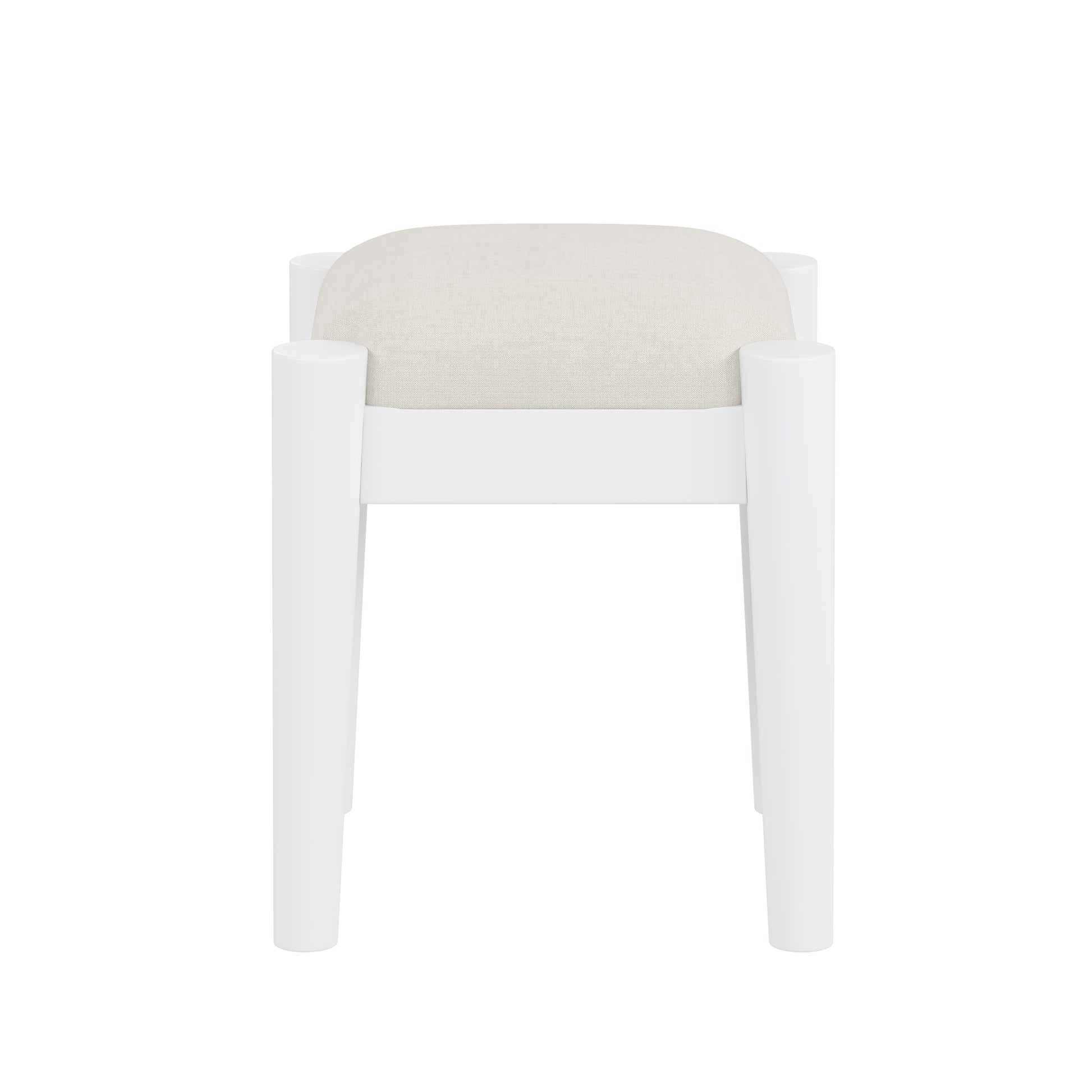 39' Retro Bohemian Style Wooden Makeup Vanity Set with Charging Plug&USB Port and Stool, Dressing Table with 3 Storage Drawers and 1 Rectangular Rattan Drawer, White