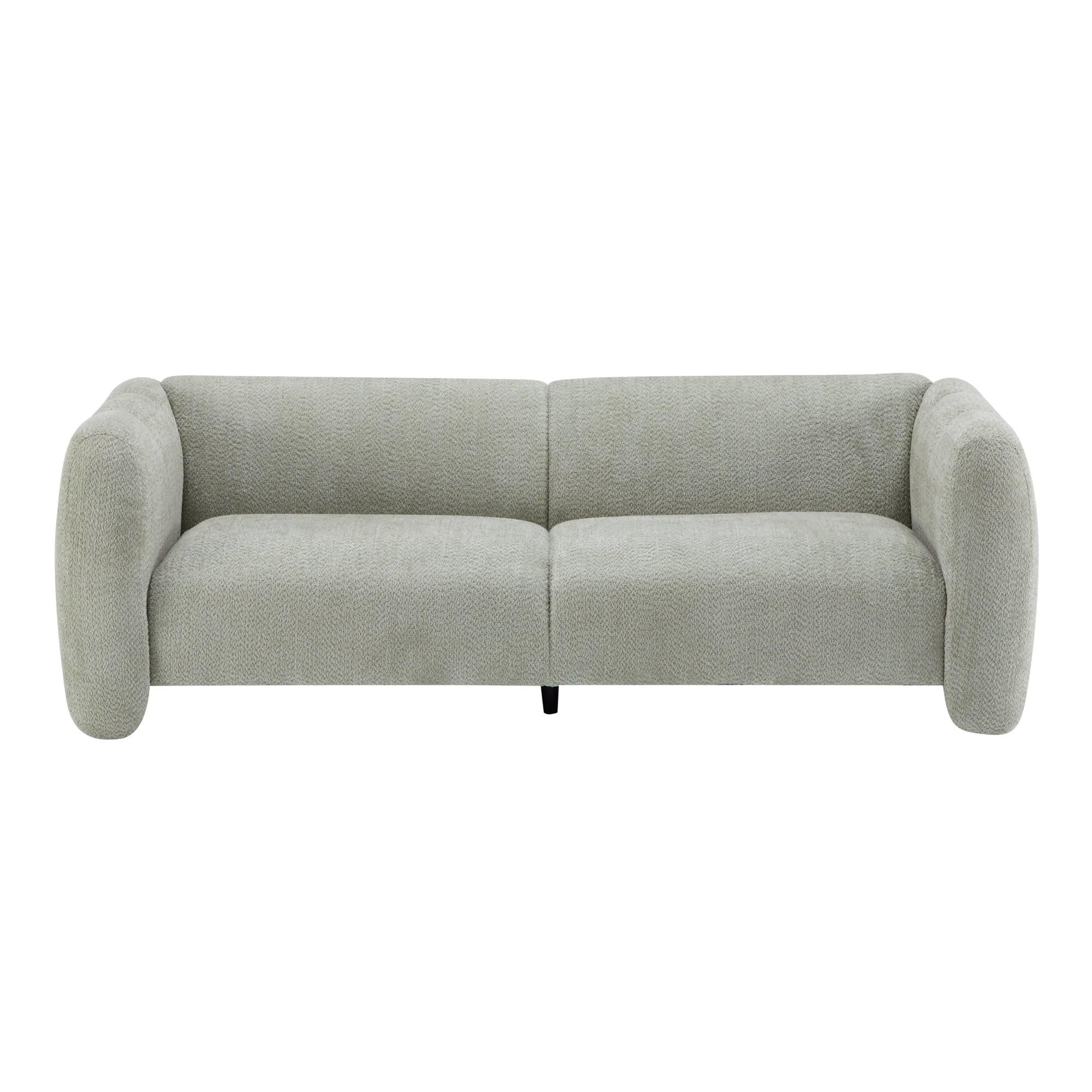 Tonson Light Green 3-Seater Boucle Sofa for Any Space.
