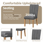 Extendable Wood Dining Table Set for 6 with Bench & Chairs.