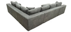 Upholstered Full Compressed Sectional for Instant Comfort.
