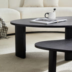 2-Piece Modern Irregular Coffee Table Set for Your Living Room.