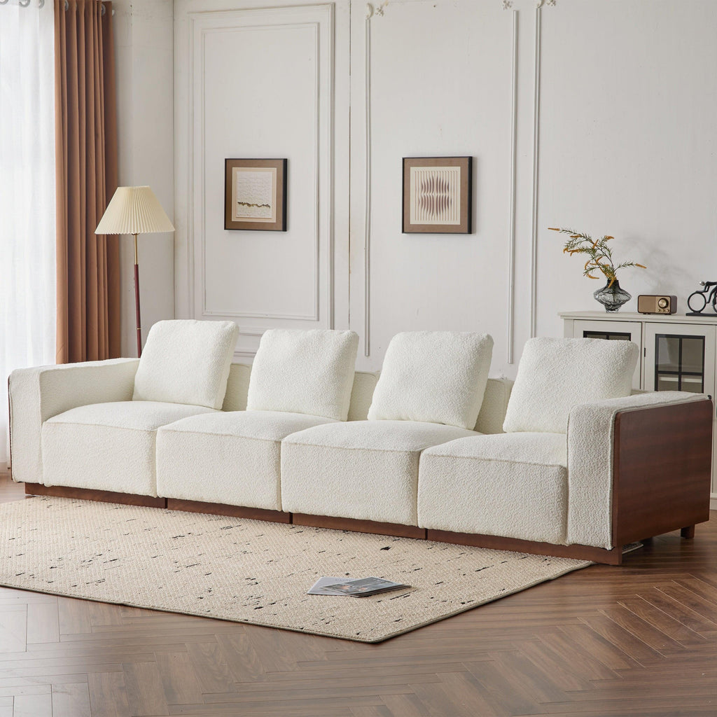 CHITA Modular Sectional Sofa 4-Seater with Wider Seats.