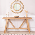 Farmhouse A-Frame Console Table - 58.5" Wide.