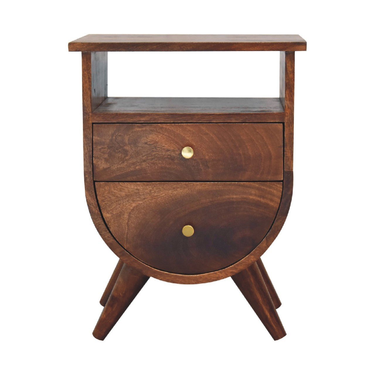 Soild wood Split Chestnut Bedside
