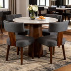 Farmhouse Dining Chairs Set of 2 - Mid-Century Modern Design.