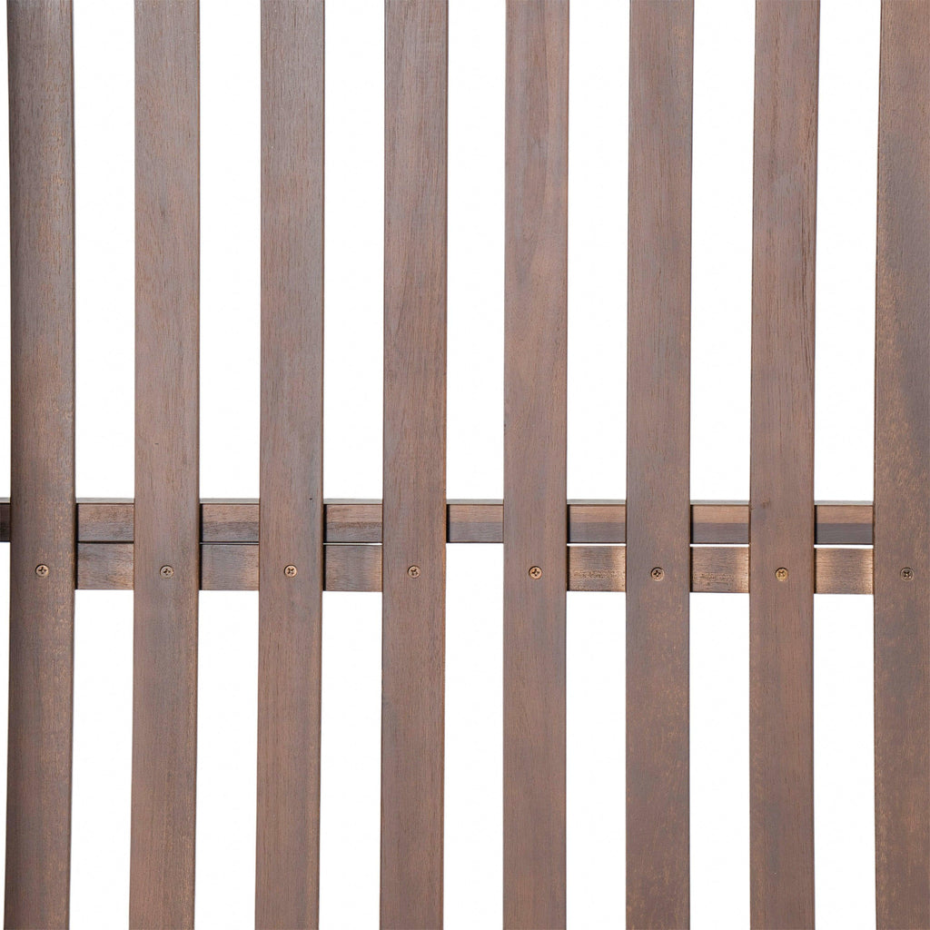 Acacia Wood Porch Swing Daybed Frame for Outdoor Relaxation.