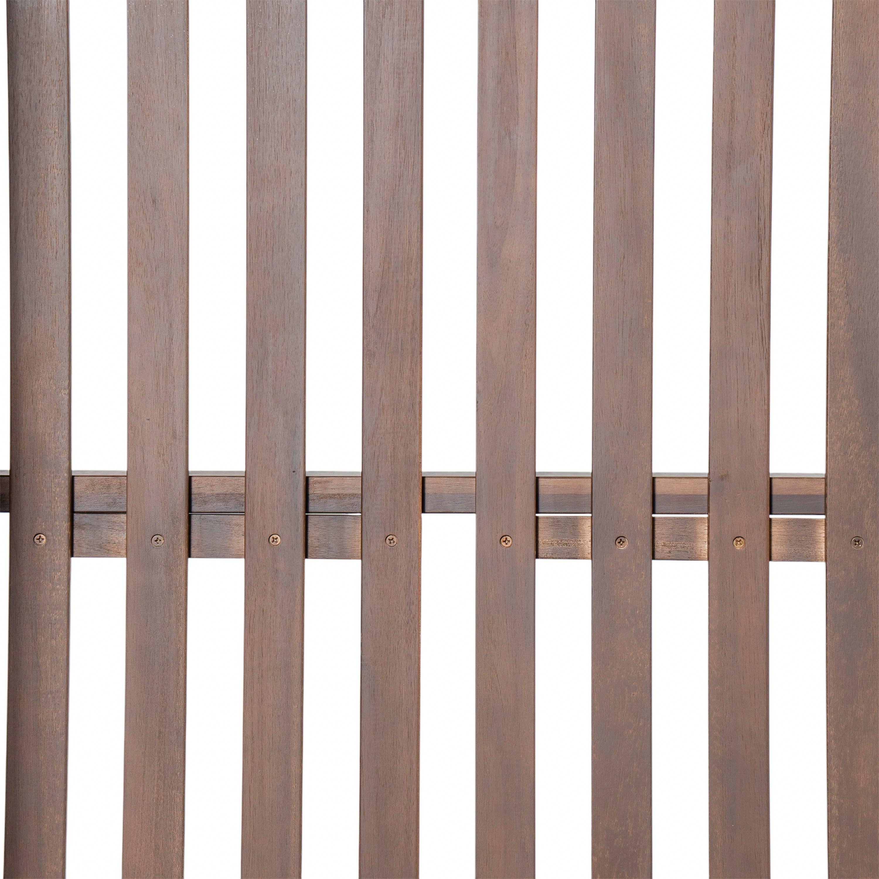 Acacia Wood Porch Swing Daybed Frame for Outdoor Relaxation.
