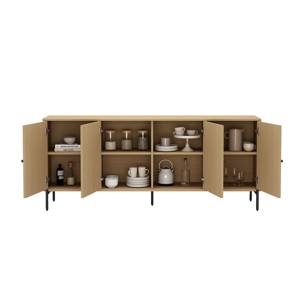 Magnolia 71' Sideboard in Light Oak