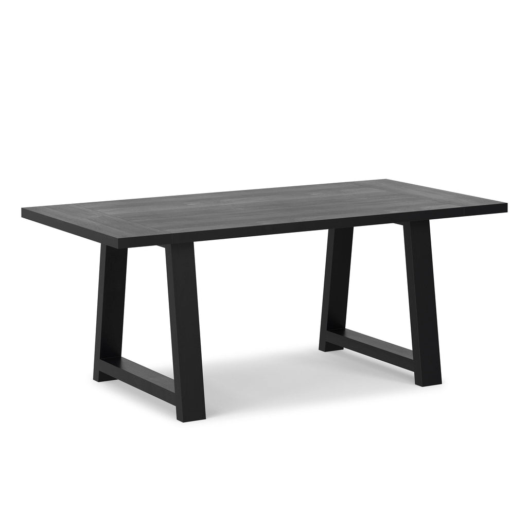 Whitley Black Wooden Dining Table.