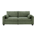 Modern Loveseat Sofa for Small Space - Removable Cover & Spring Cushions.