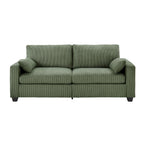Modern Loveseat Sofa for Small Space - Removable Cover & Spring Cushions.