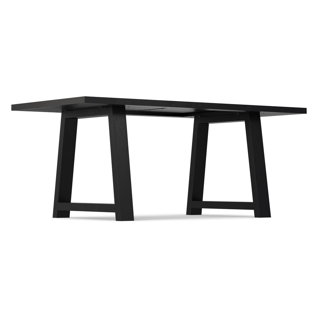 Whitley Black Wooden Dining Table.