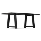 Whitley Black Wooden Dining Table.