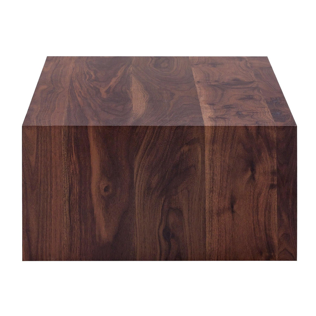 Walnut MDF Coffee Table - 39.3x23.6x12 Inch Design.