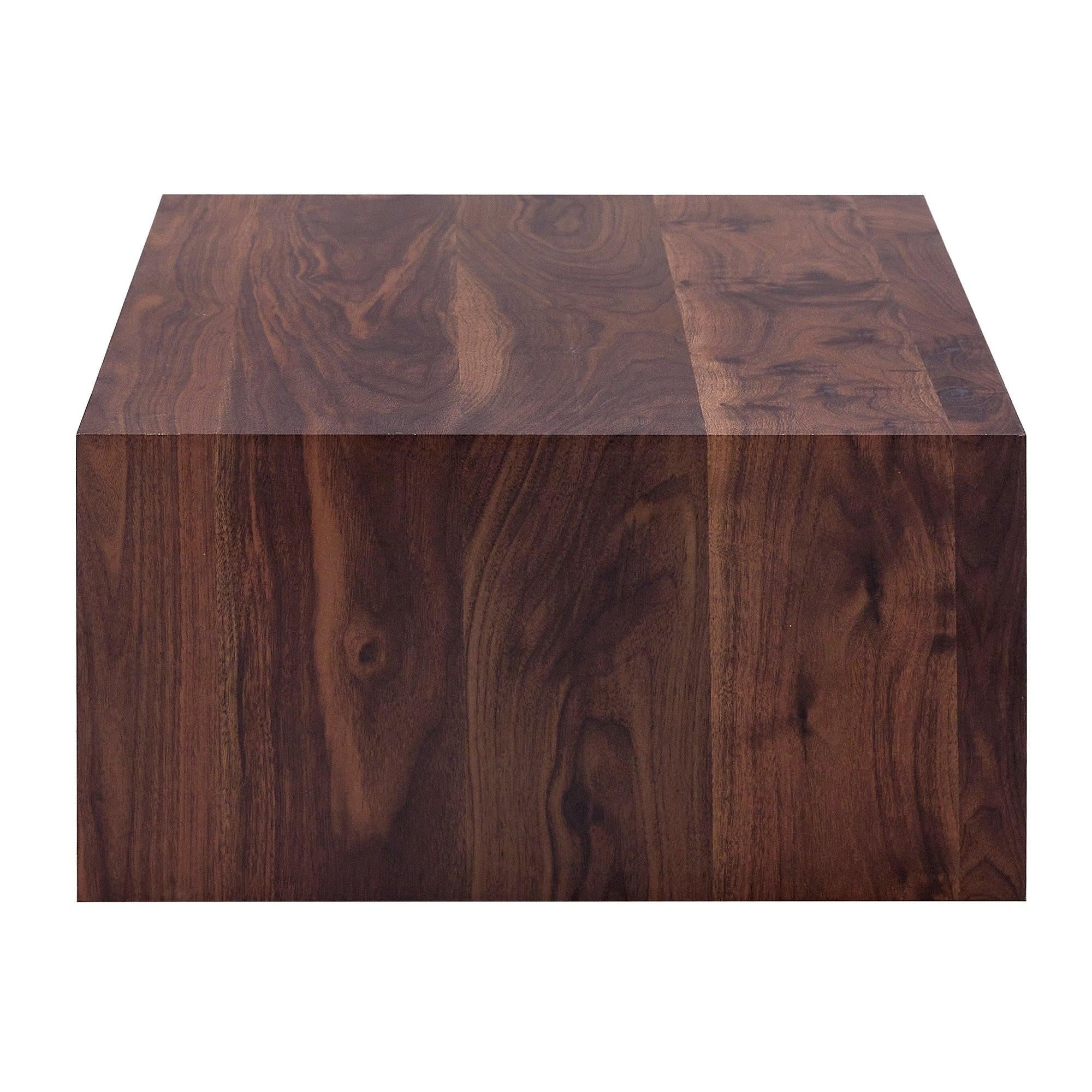 Walnut MDF Coffee Table - 39.3x23.6x12 Inch Design.