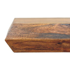 Wall-Mounted Bedside Solid Wood - Artisan Furniture Prisma.
