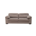 Mid-Century Modern Gray Polyester 2-Seater Queen Sleeper Sofa