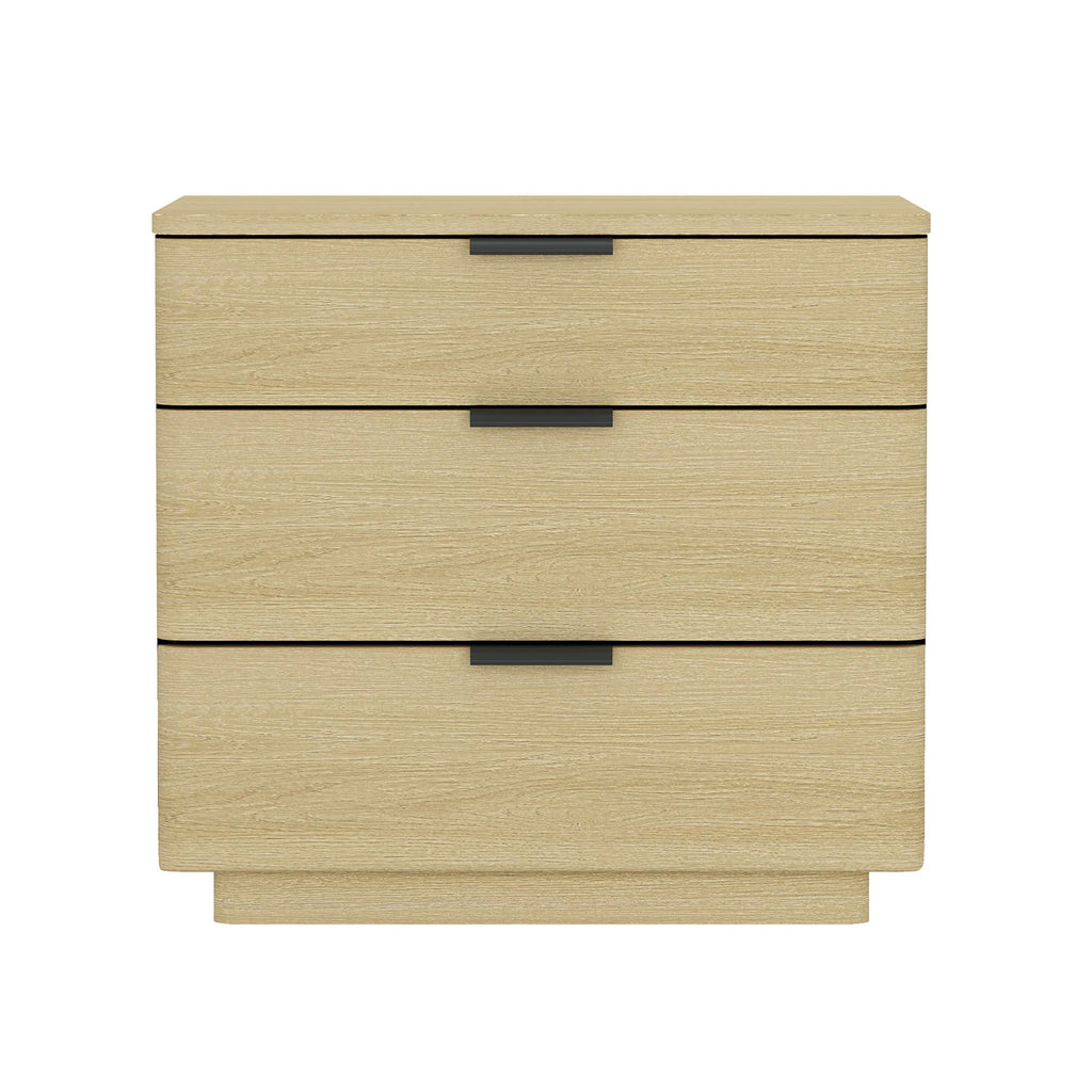 Payton 26' Nightstand in Natural Oak (3-Drawer)