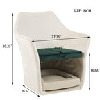 Pet Friendly Mid Century Modern Accent Chair - Groovy Boardz.