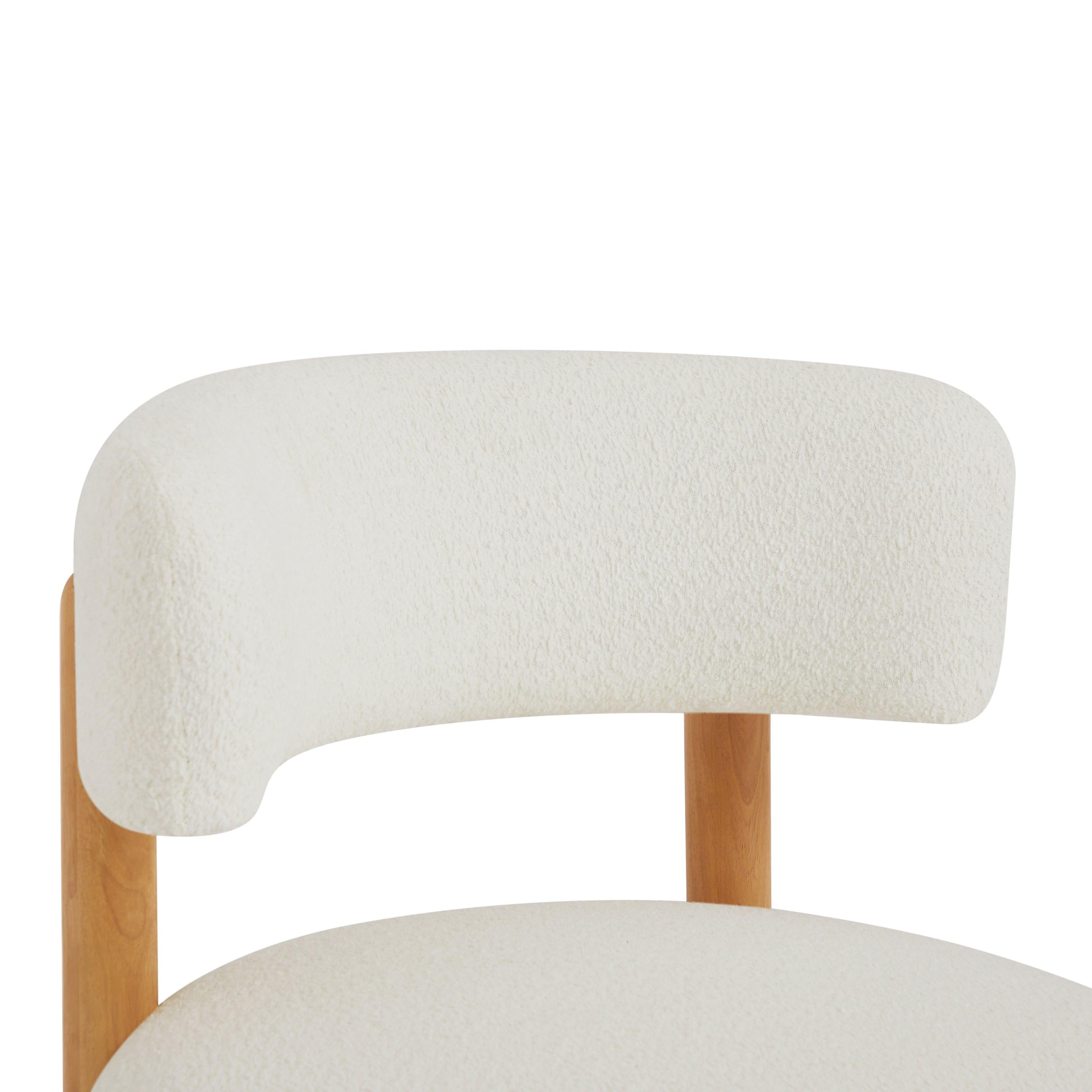 Modern Farmhouse Armless Chair for Living Room and Bedroom.