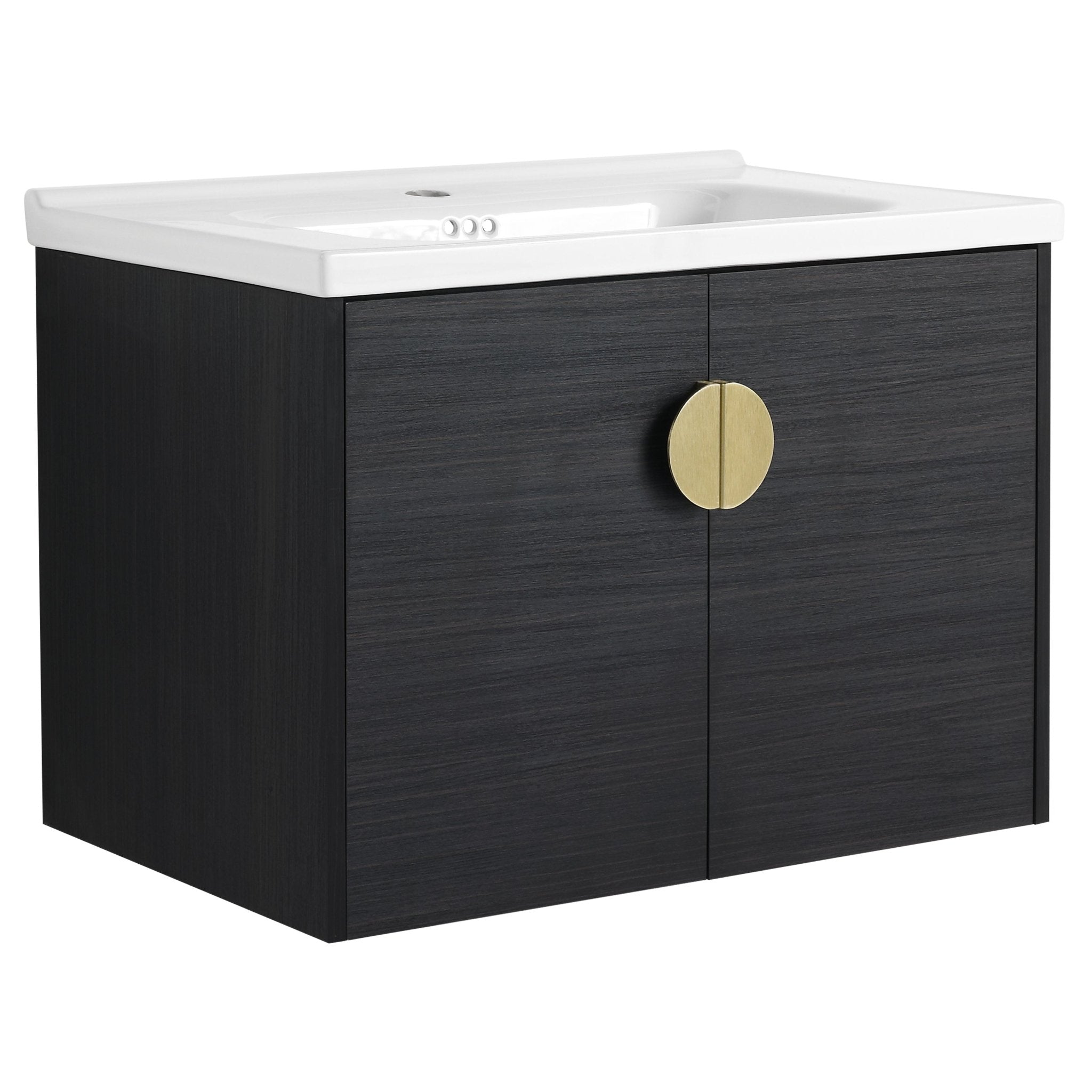 40 Inch Soft Close Doors Bathroom Vanity With Sink, and A Small Storage Shelves(BVC06328BCT-BVC07412LTK) - Groovy Boardz