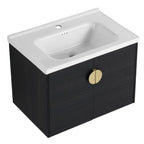 40 Inch Soft Close Doors Bathroom Vanity With Sink, and A Small Storage Shelves(BVC06328BCT-BVC07412LTK) - Groovy Boardz