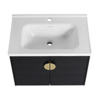 40 Inch Soft Close Doors Bathroom Vanity With Sink, and A Small Storage Shelves(BVC06328BCT-BVC07412LTK) - Groovy Boardz