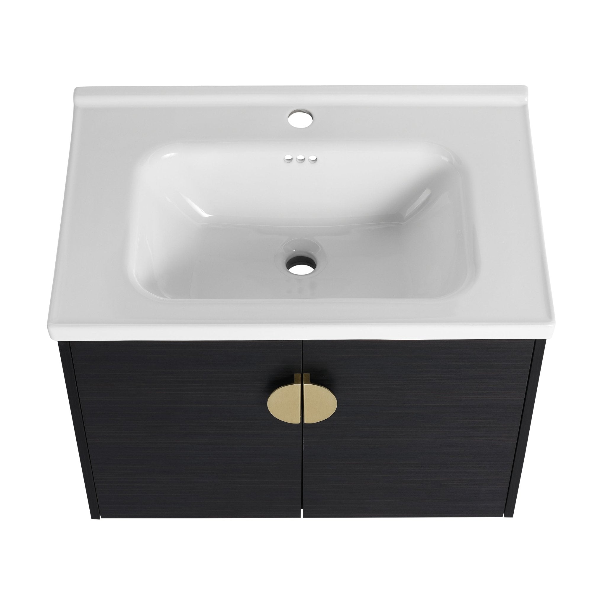 40 Inch Soft Close Doors Bathroom Vanity With Sink, and A Small Storage Shelves(BVC06328BCT-BVC07412LTK) - Groovy Boardz