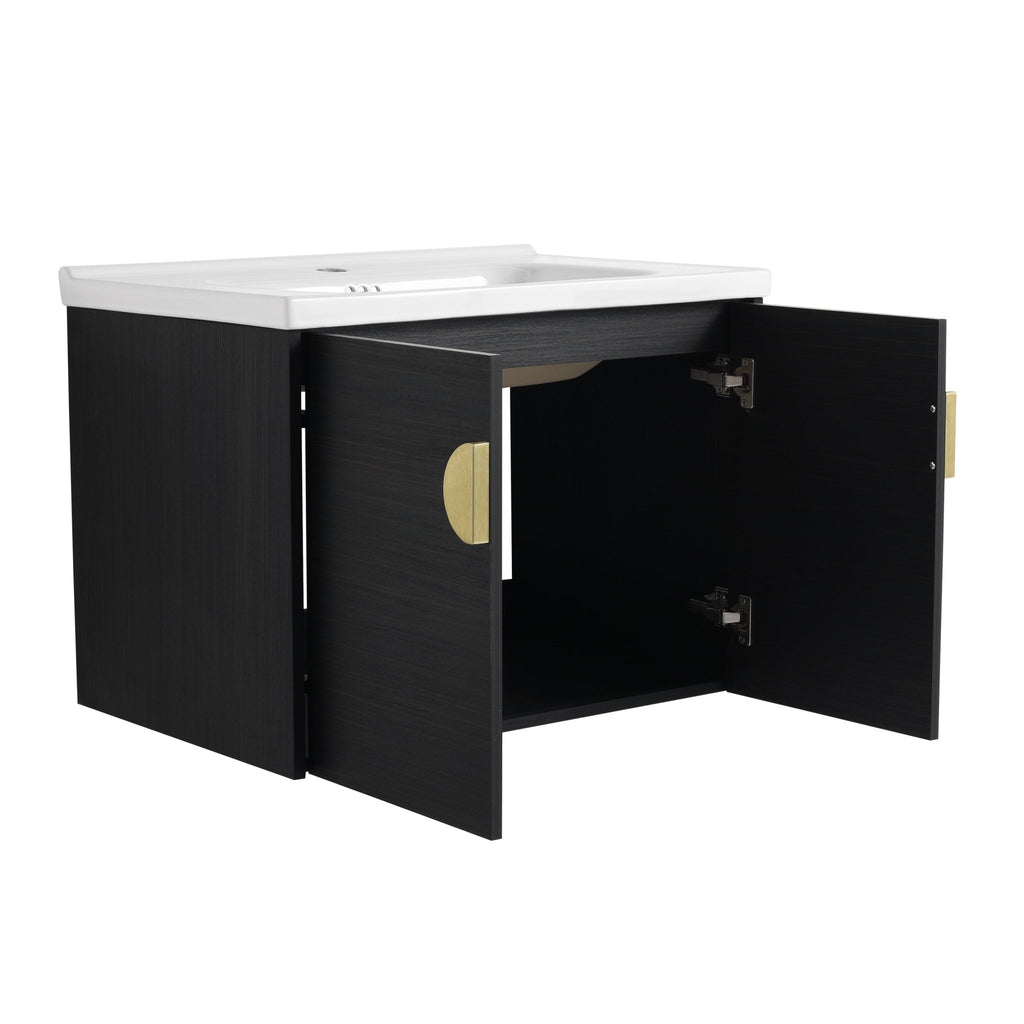 40 Inch Soft Close Doors Bathroom Vanity With Sink, and A Small Storage Shelves(BVC06328BCT-BVC07412LTK) - Groovy Boardz