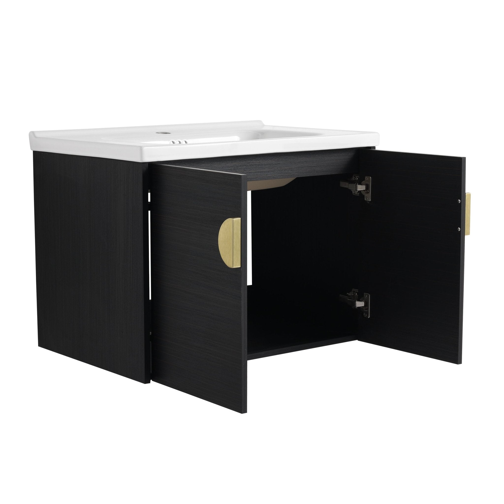 40 Inch Soft Close Doors Bathroom Vanity With Sink, and A Small Storage Shelves(BVC06328BCT-BVC07412LTK) - Groovy Boardz