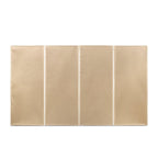 Toscana King Upholstered Cane Bed, Antique White.