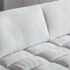 Breton Modular Sectional Sofa - Oyster Grey Fabric.