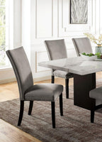 Marble Top Dining Table Set with 6 Chairs.