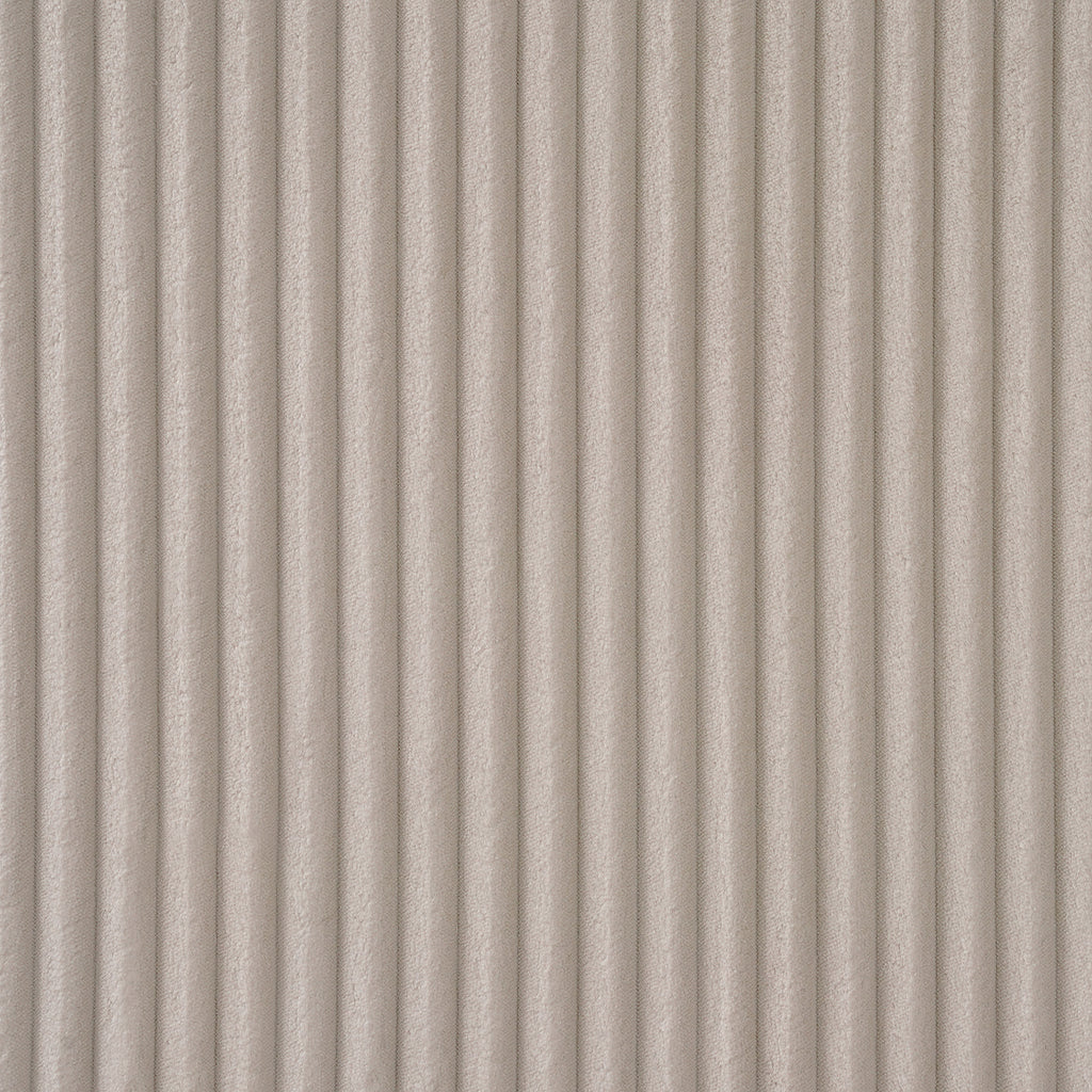 Cream Corduroy Queen Upholstered Bed With Metal Leg