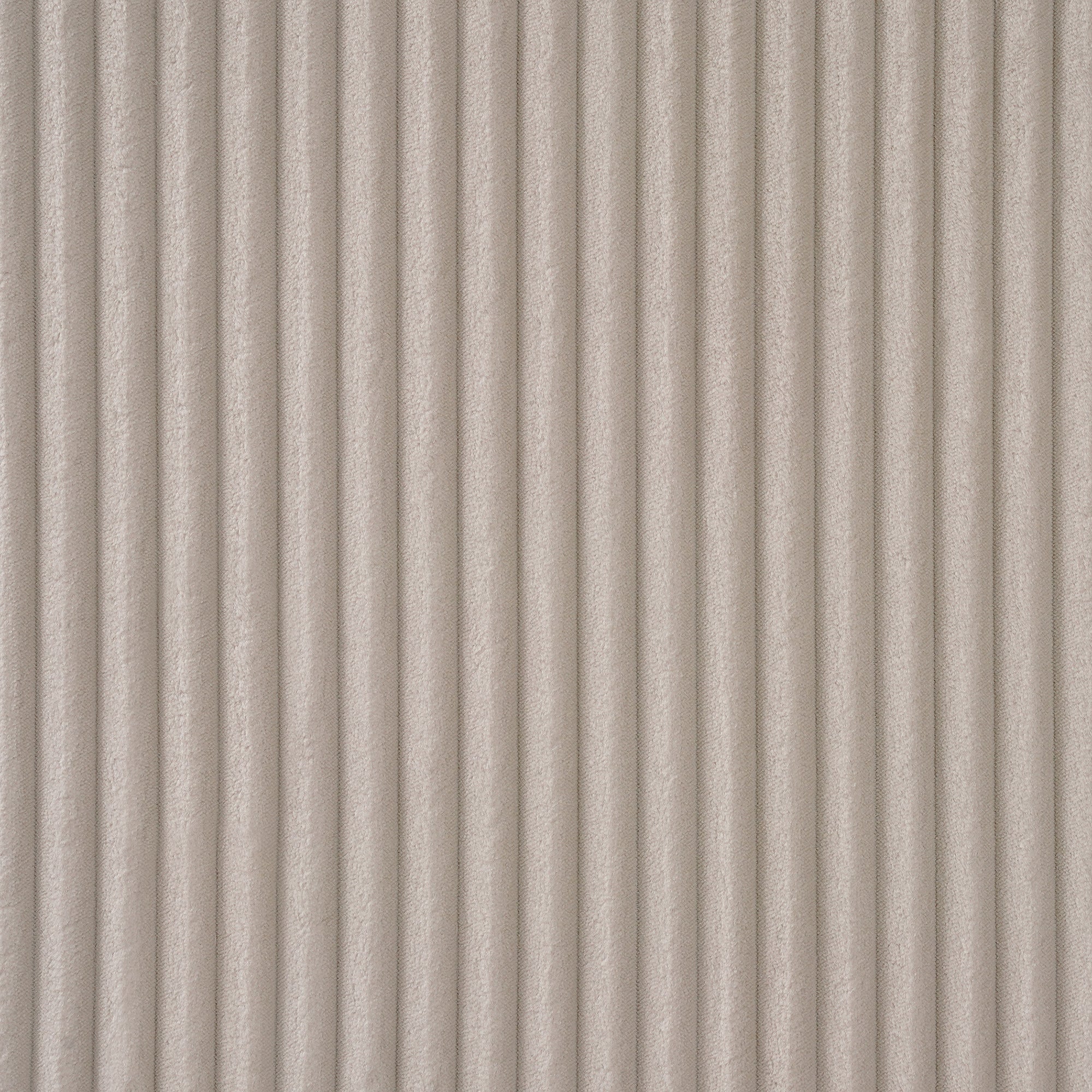 Cream Corduroy Queen Upholstered Bed With Metal Leg