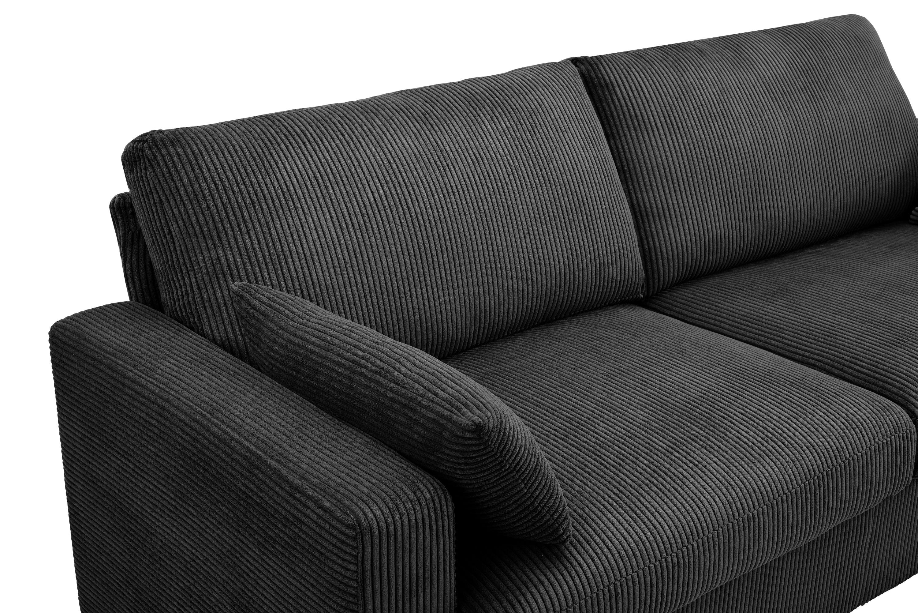 Removable Cover Loveseat Sofa for Small Spaces.