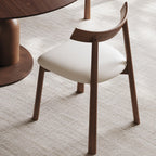 Wabi-Sabi Oak Round Table Set with 4 Chairs & Lazy Susan.