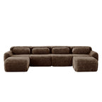 Modular Anti-Slip U-Shaped Boneless Sofa.