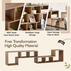 2 Pieces Cube TV Stand for Versatile Living Room Setup.