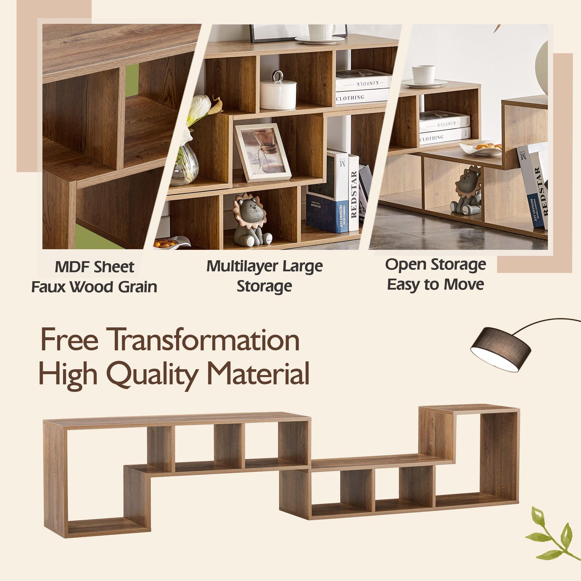 2 Pieces Cube TV Stand for Versatile Living Room Setup.