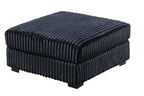 Modular Sectional Sofa Set with USB - Contemporary Black Design.
